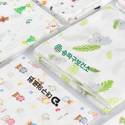 데일리 순면손수건 가제손수건 국내산 어린이 면손수건