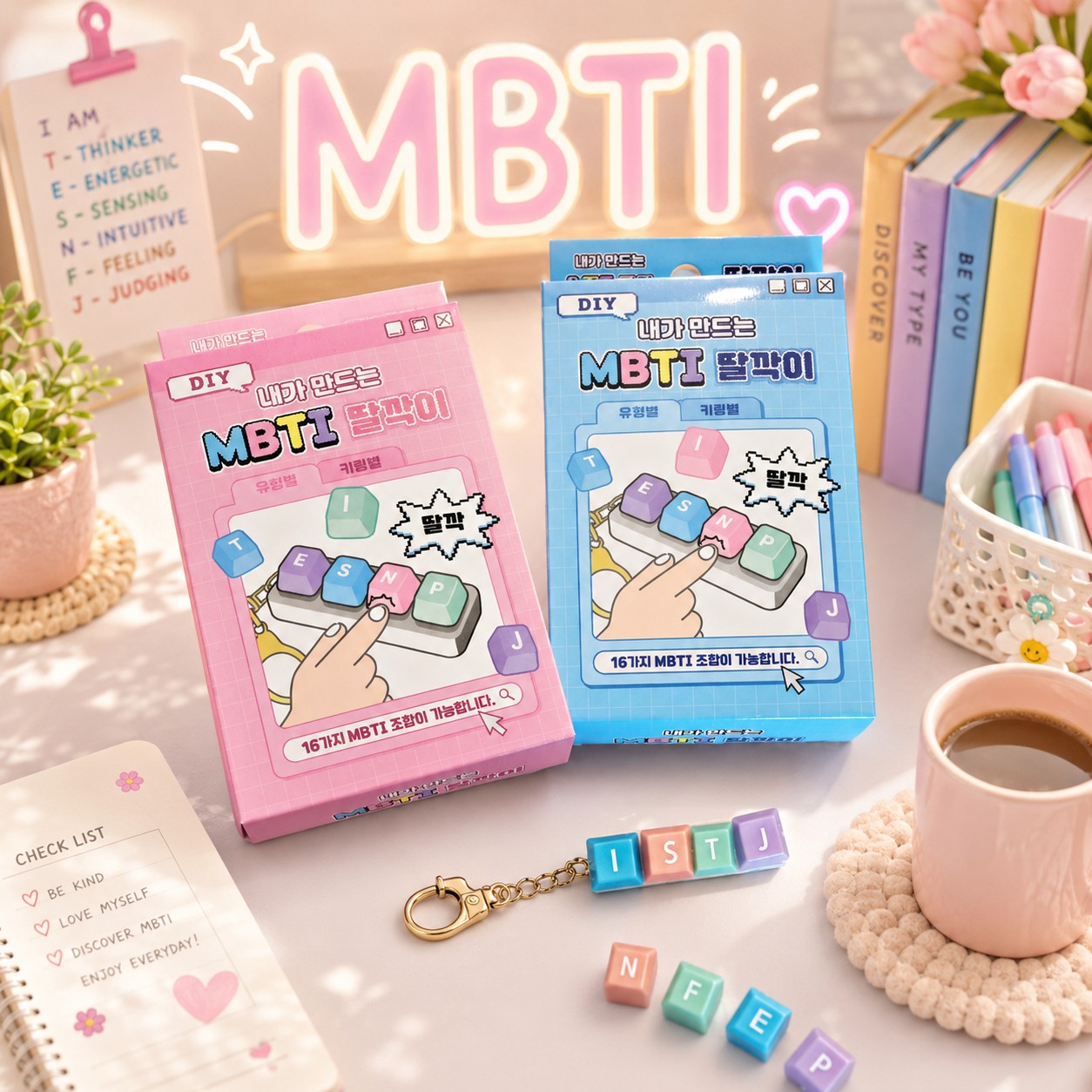 열쇠고리 키링 딸깍이 키캡 mbti 인기템 열쇠고리