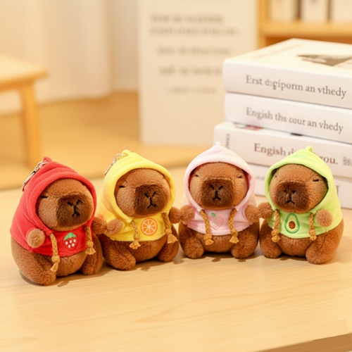 카피바라 후드 인형 키링 키홀더 가방 꾸미기 가방꾸미기 참장식 친구선물 악세사리