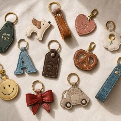 PU 가죽 키링 가죽 열쇠고리 로고 브랜드 굿즈 기념품 판촉물 // 주문제작(100개부터 가능)