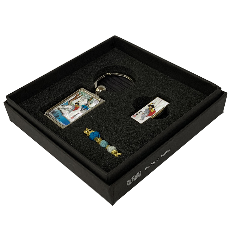 단오도, 훈민정음 USB+금속 사각 열쇠고리