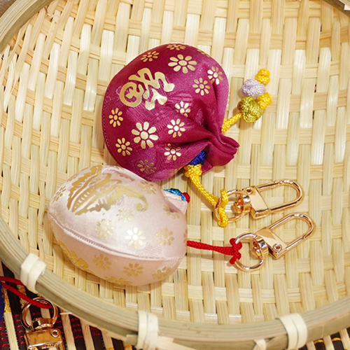 올랑 미니 복주머니 키링