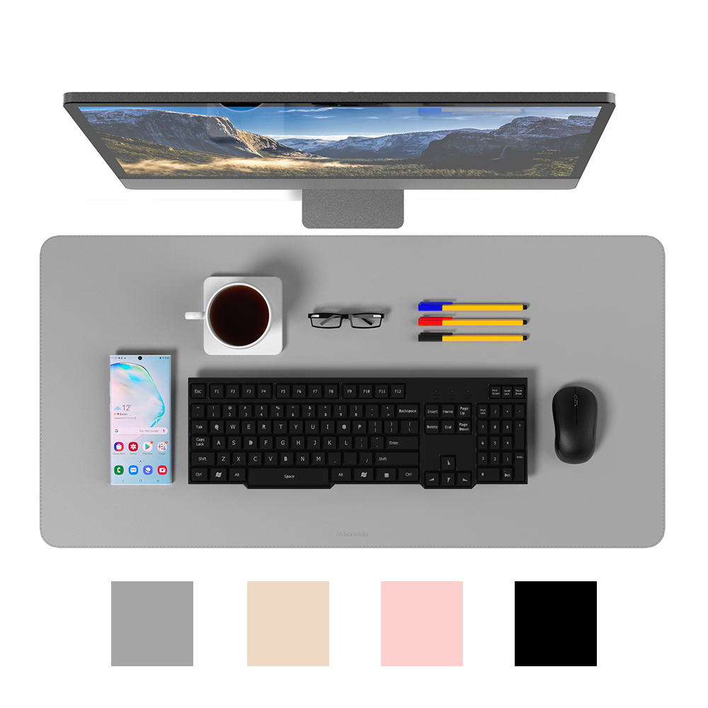 프리미엄 가죽마우스장패드 논슬립 4color 900x450