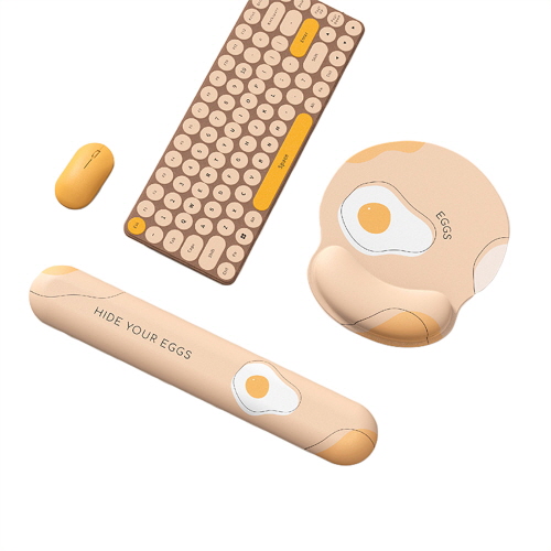 CF660 모던오피스 큐티 사무용 손목보호 마우스 키보드 패드 세트