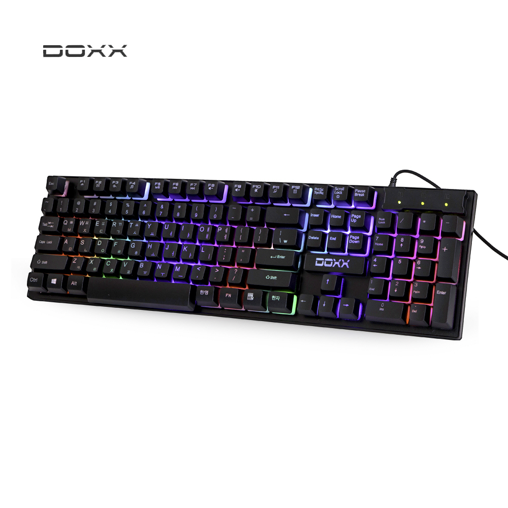 DOXX DX-K1001 게이밍 LED 유선키보드