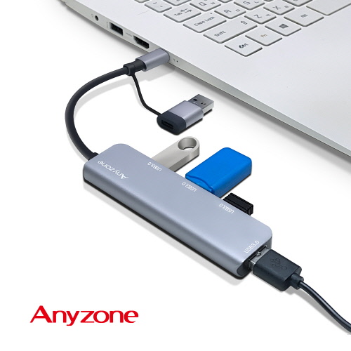 애니존 USB 3.0 4포트 허브 ANY-HUB3