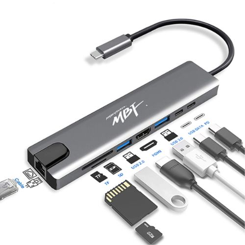 HDMI 8in1 포트 확장 C타입 멀티허브