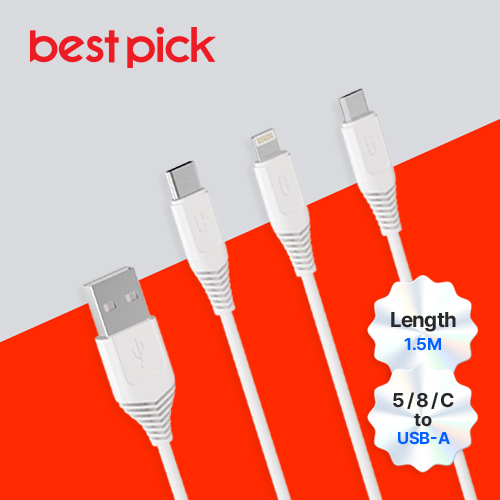 베스트픽 3in1 USB-A 3in1 케이블