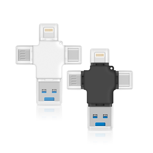 레빗 크로스 3IN1 OTG USB 메모리 (64GB) 아이폰, C타입, 안드로이드 사용