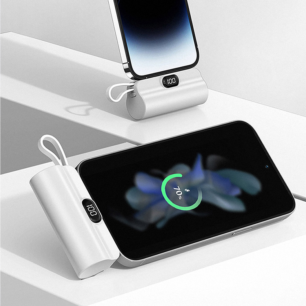 뉴에이커 LED 듀얼 미니 보조배터리 5000mAh SM-ST-L55