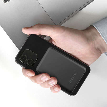 지오맥스 PD20W 맥세이프 마그네틱 유무선 보조배터리 SQ-PB10 10000mAh