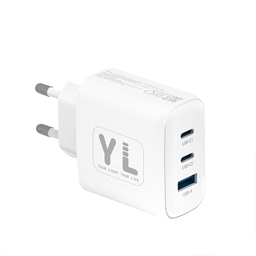 YL GaN 65W PD PPS QC4.0 플러스 3포트 멀티 USB-A C타입 초고속 충전기 어댑터