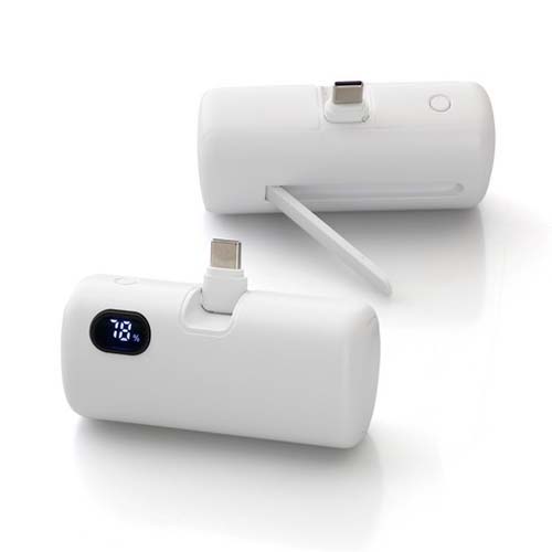 오락 도킹형 접이식 PD고속충전 C TYPE 난연 기냉용 보조배터리 22.5W 5000mAh