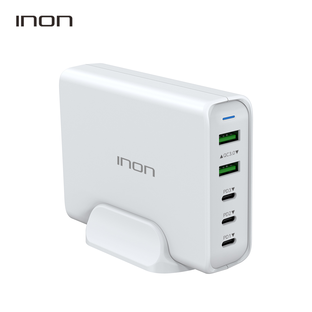 [멀티 충전기] 아이논 110W 5포트 USB PD PPS 고속 멀티 충전기 IN-UC520P