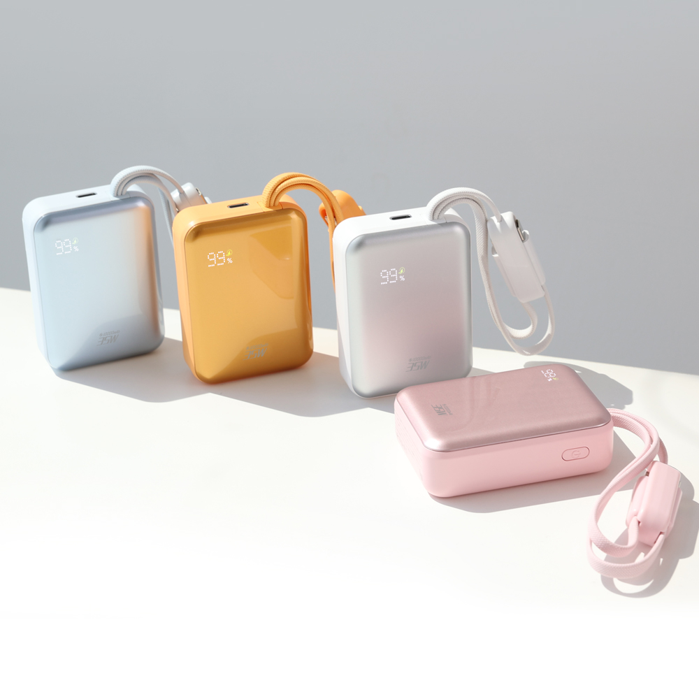레파 GT06 35W 초고속충전 내장케이블 보조배터리 10000mAh