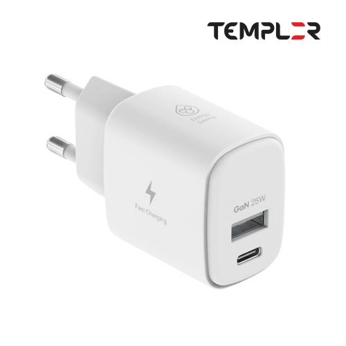 템플러 PD 25W 2포트 충전기(본체)