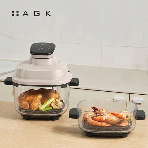 AGK 룩킹 글라스 에어프라이어 3L 4.5L