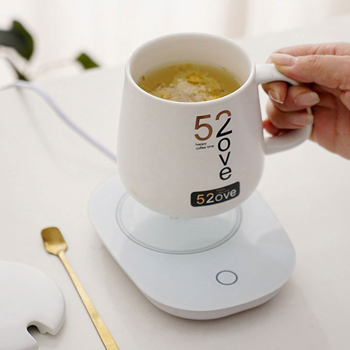 USB 보온 컵받침대 머그컵워머 발열 머그워머
