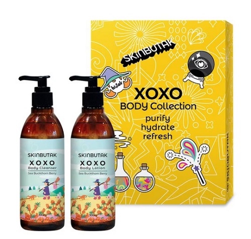 스킨부탁 XOXO 바디컬렉션 바디클렌저 + 바디로션(쇼핑백포함)
