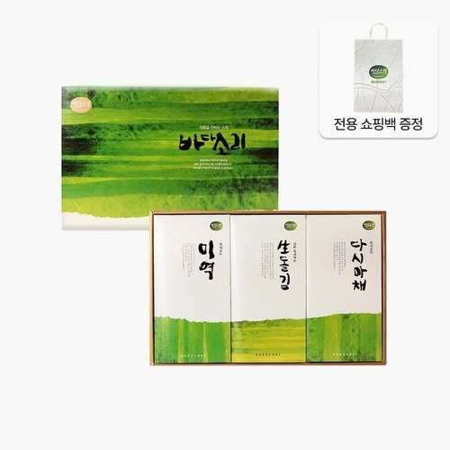 카톤단위무료배송 [26년추석][온라인판매금지]바다소리 해조류 세트 (면세)