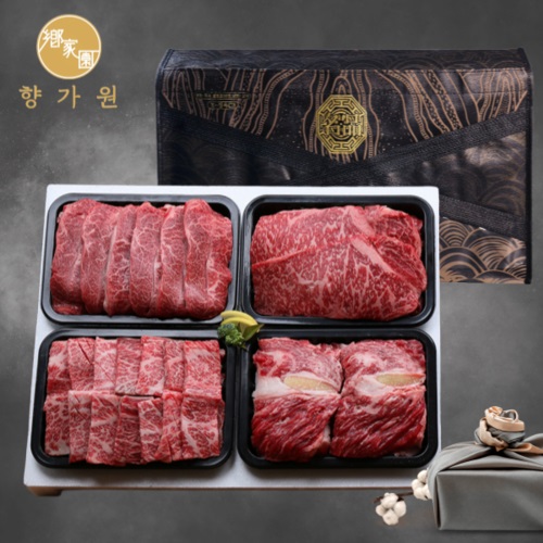 [온라인판매금지][26년추석][향가원] 1등급한우 구이선물세트3호 1.2kg (무료배송)