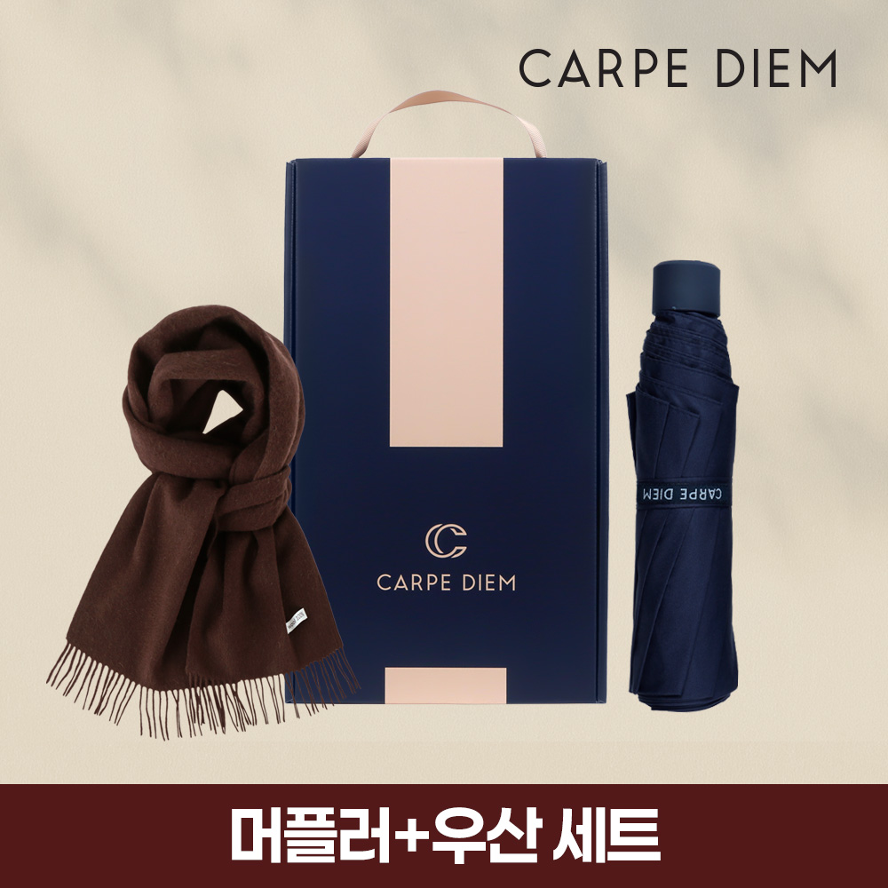 카르페디엠 3HH3S003 머플러 우산 세트