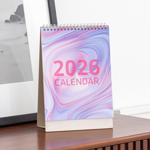 2026년 컬러팝과 그라데이션 탁상달력 캘린더
