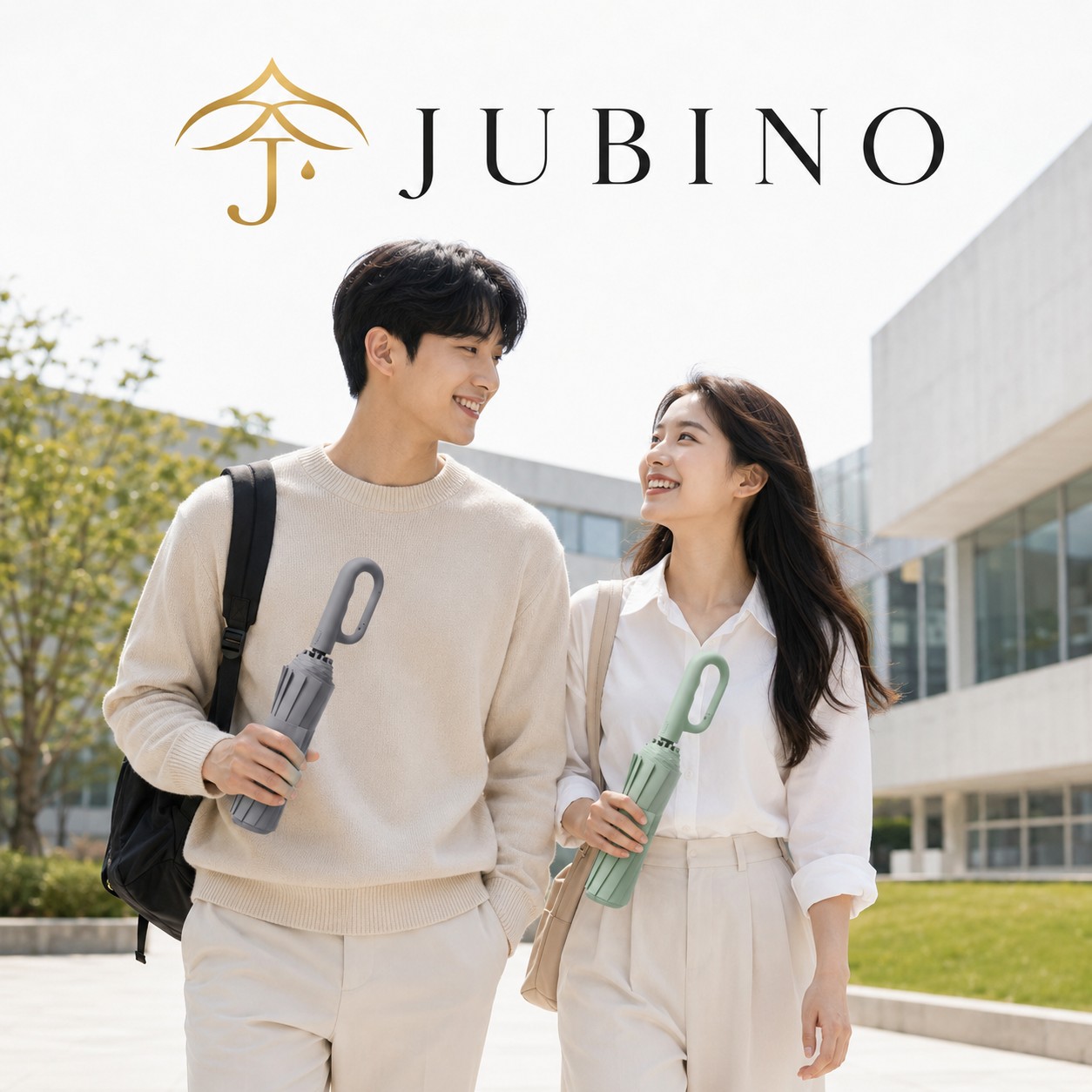 주비노 3단 10K 이중살 완전 자동양우산(UV차단)