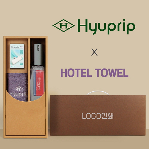 협립 이지롤 거꾸로 완전자동 우산 +협립호텔코마170타월+배터리-세트
