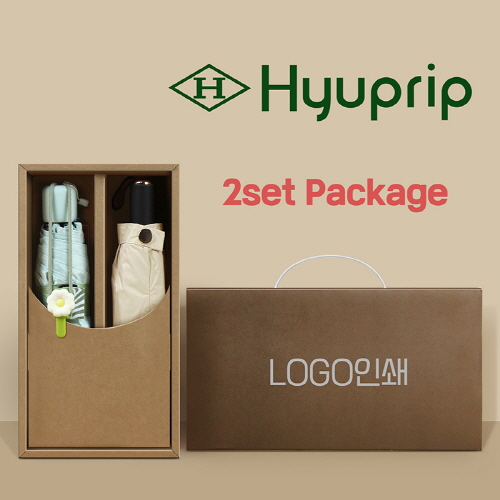 협립 5단53 데이지 암막 30D 고밀도 우양산 +협립3단암막골든수동식우양산-세트