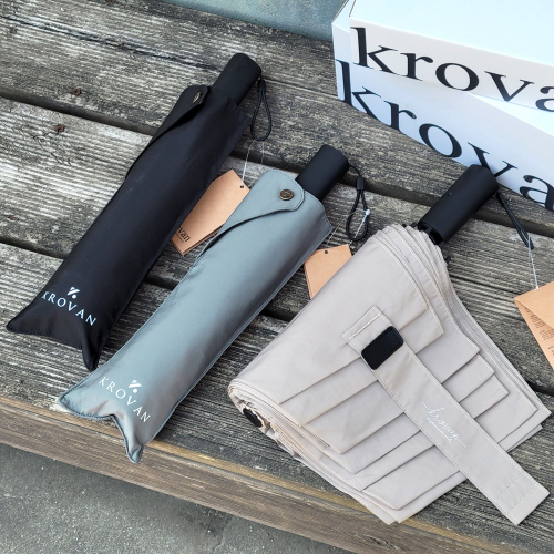 크로반 KR32 자동 3단 우산 링클프리 튼튼한 접이식