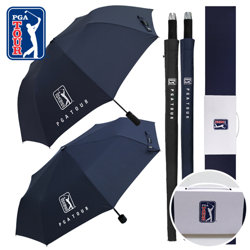 PGA 2단 자동 우산 + 3단 수동 무지 우산 + 70 자동 무지 우산세트