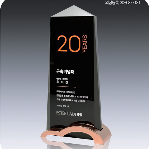 크리스탈 메탈 상패 SD14)5-3