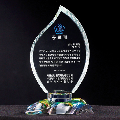 크리스탈 상패 8) 218-4