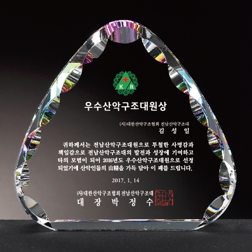 크리스탈감사패 회사공로패 [CR029] WSGD