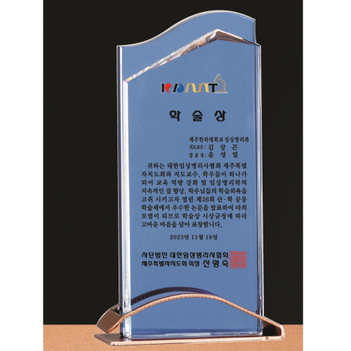 크리스탈 상패 167