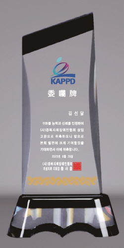 크리스탈 상패 382