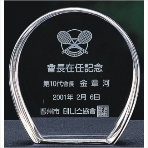 크리스탈 상패 문진 250- 13