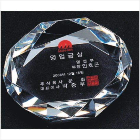 크리스탈 상패 문진 250- 22