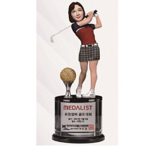 3D 피규어 골프트로피 10