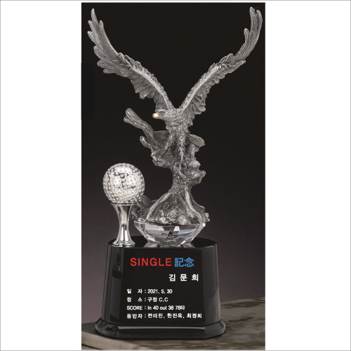 주석 크리스탈 골프트로피 7