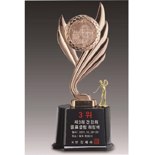 금속크리스탈 브론즈 세계지도 골프트로피 71