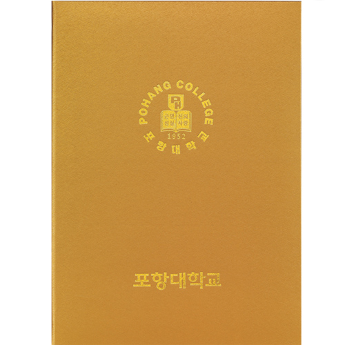 스크래치 골드 상장 케이스