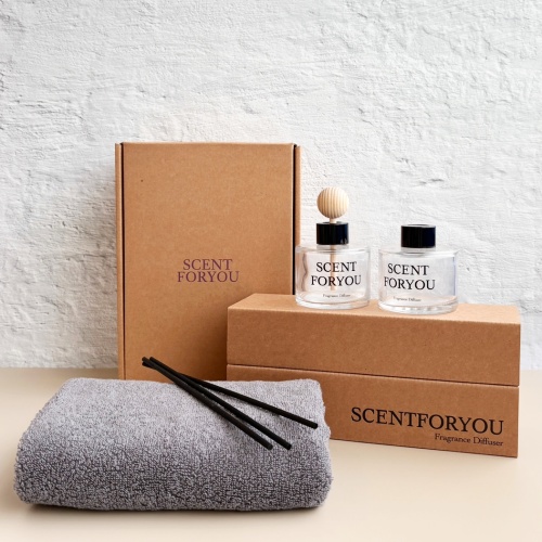 FINE 센트포유 실내용+차량용디퓨저 120ml + 수건세트 D46