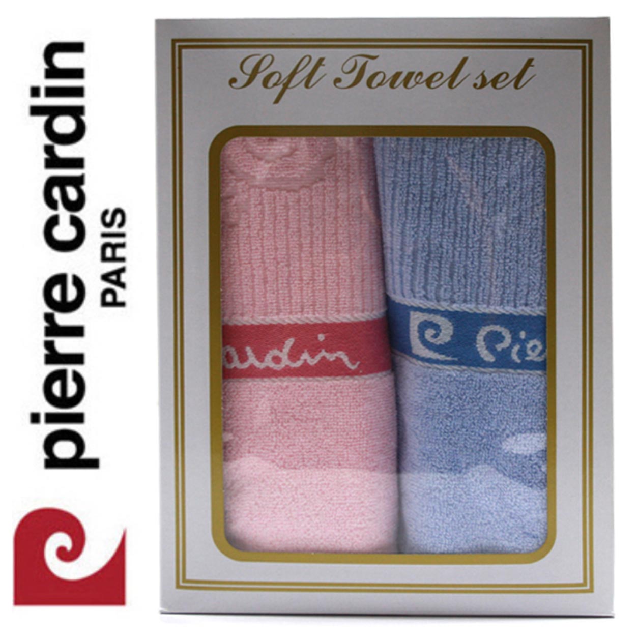 Pierre Cardin 웰빙 타올2P세트 130g