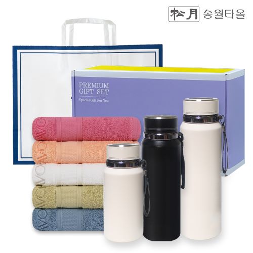 송월 프리미엄 선물 세트 (샤보렌 식스40 1P 프리미엄온도텀블러 1000ml)