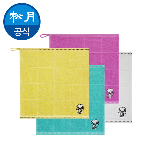 송월 스누피 왕리본 36 미니타올