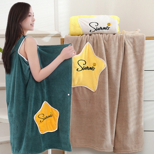 CI604 에코라이프 베스트셀러 흡수성 바디 스파 스커트 목욕타올 80x135cm