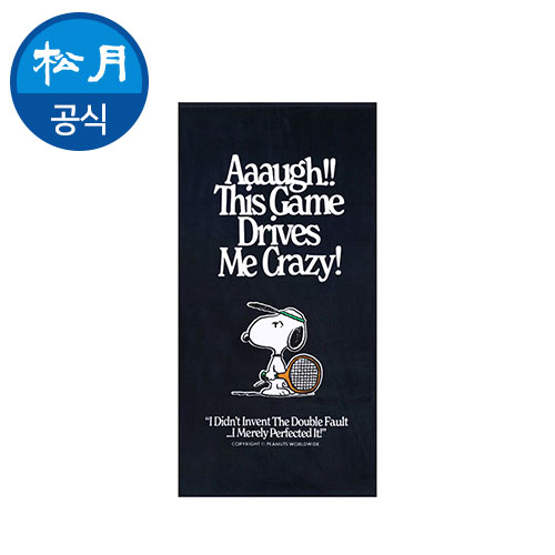 [송월타올] 스누피 테니스76 비치타월
