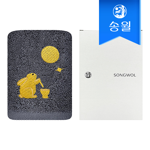 송월타올 추석 명절 금토끼 호텔수건 130g 1매(케이스) 기념수건 답례품